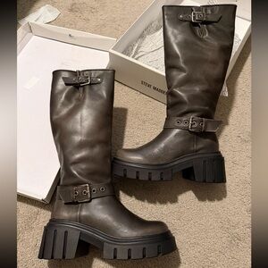 Steve Madden Brigade Brown Festival Boots